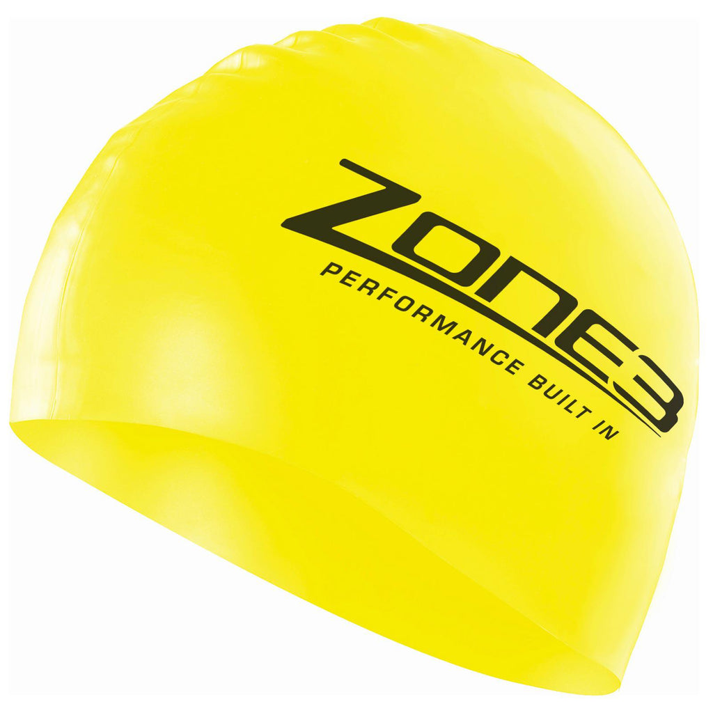 Zone3 Hi Viz Silicone Swim Cap