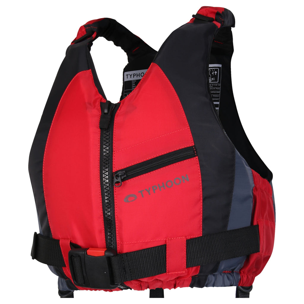 Typhoon Amrok 50N Buoyancy Aid for SUP, Kayak or Dinghy - Red/Graphite/Black