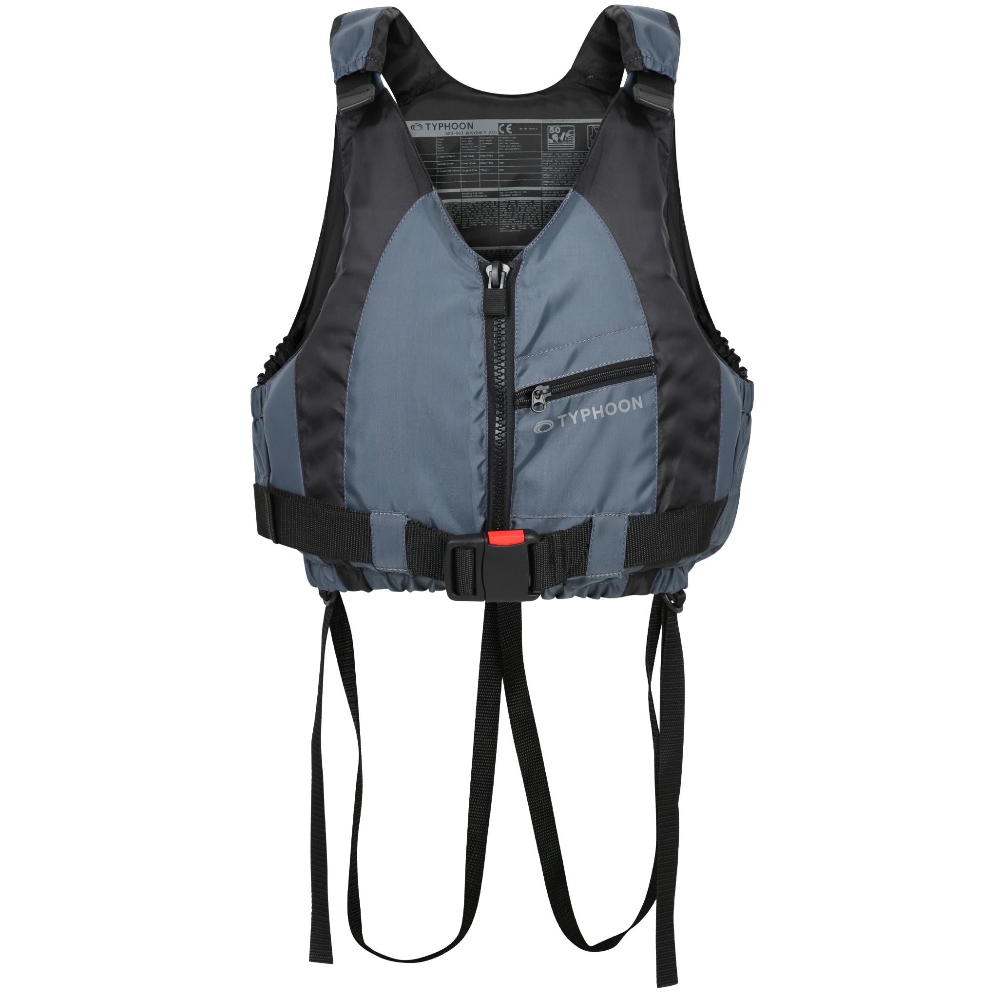 Typhoon Amrok 50N Buoyancy Aid for SUP, Kayak or Dinghy - Black & Graphite
