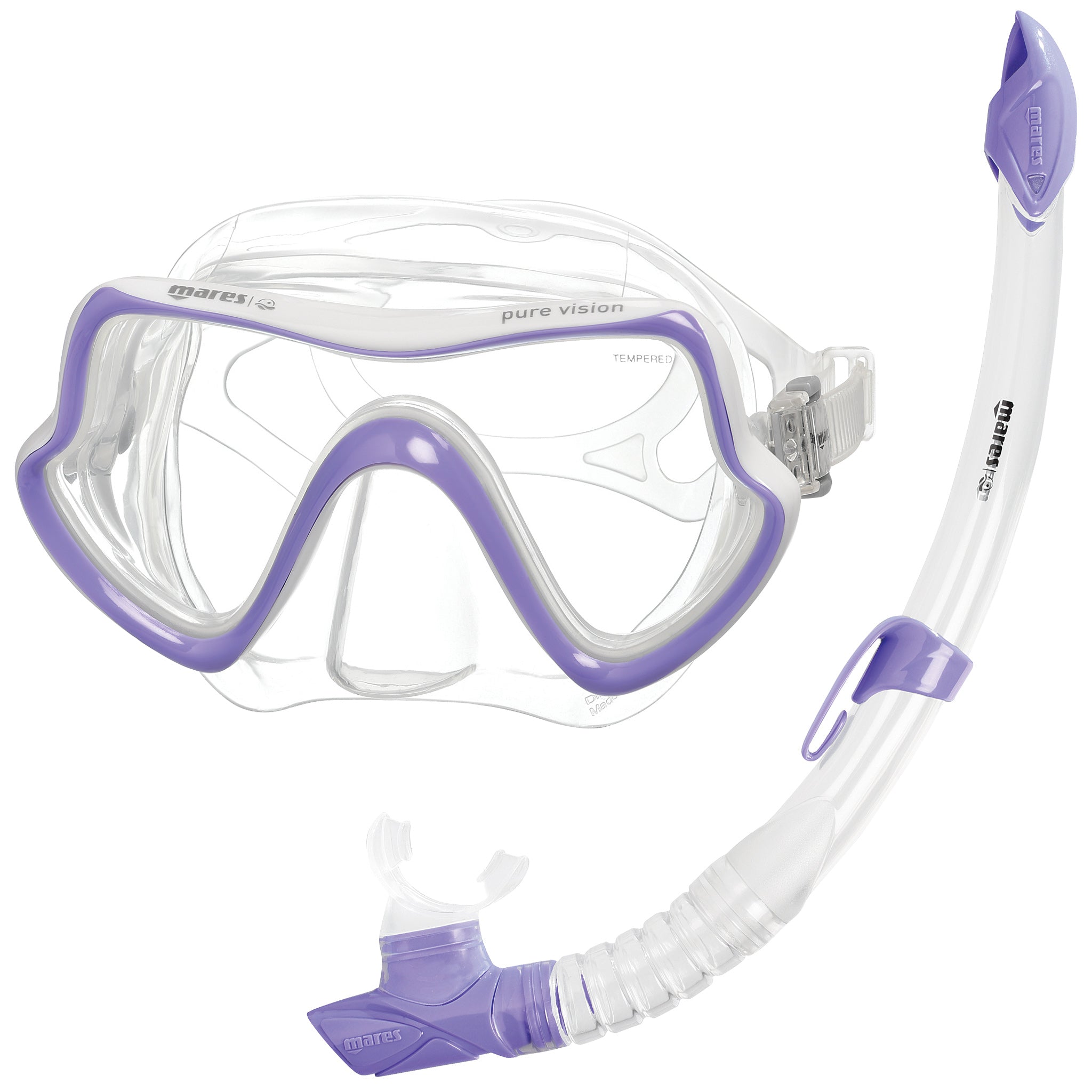 Mares Pure Vision & Typhoon T Jet Snorkelling Set