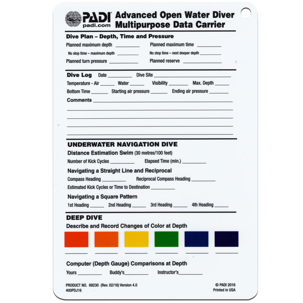 PADI Ultimate Advanced Course Crew Pack inc DVD Access Code, PADI SMB