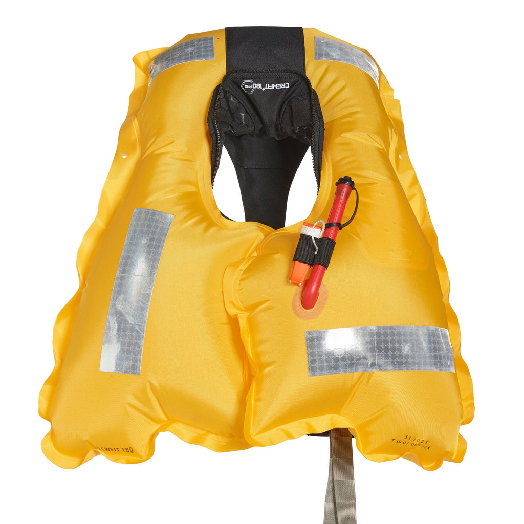 Crewsaver Crewfit+ 180N Pro Lifejacket Auto Harness with Hood & Light