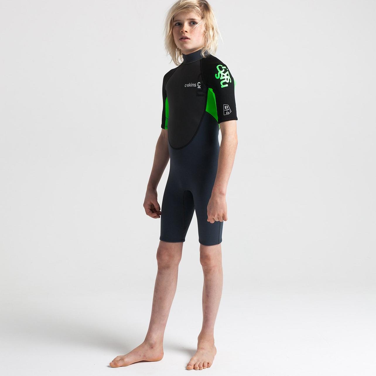 C-Skins Element Junior Boys and Girls 3/2mm Shortie Wetsuit