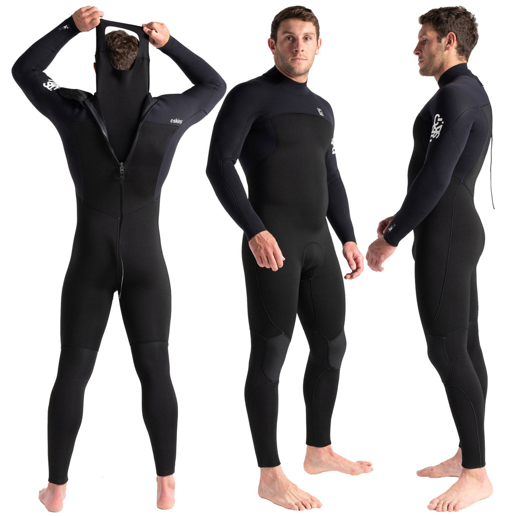 C-Skins Session 5/4/3mm Men's Wetsuit Back Zip