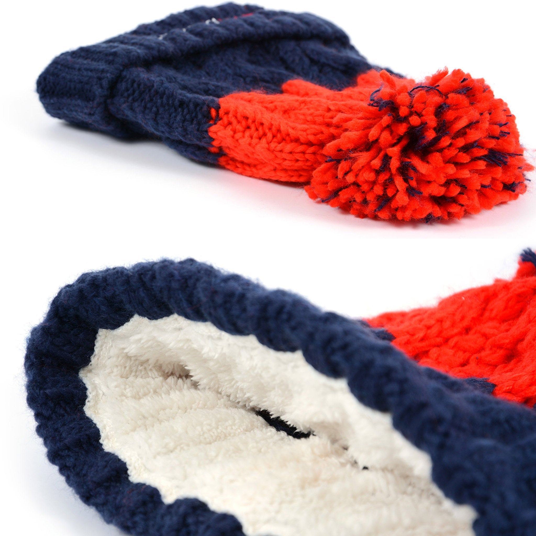 Charlie McLeod Knitted Beanie Bobble Hat