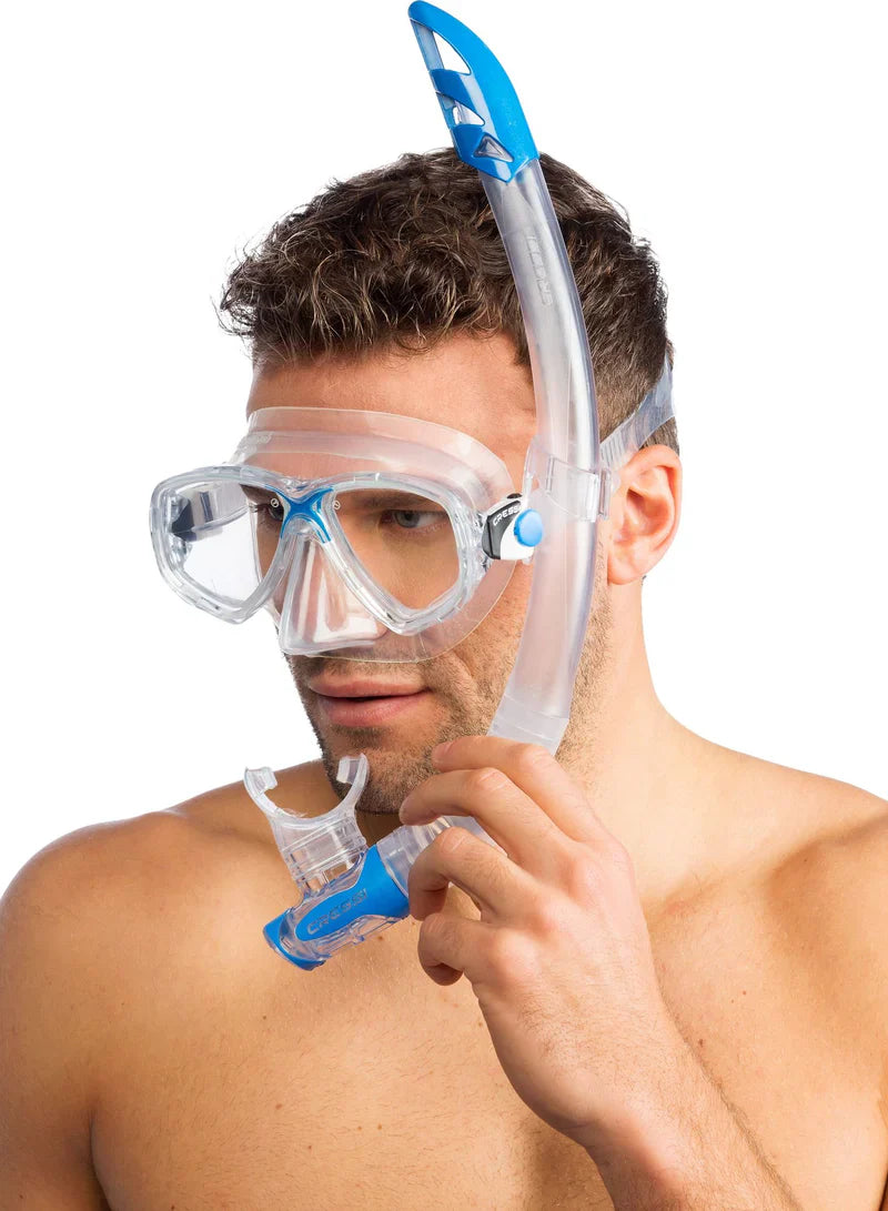 Cressi Marea Mask & Gamma Adult Snorkelling Set