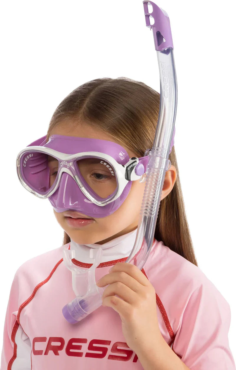 Cressi Marea Junior Mask & Snorkel Set Coloured Silicone
