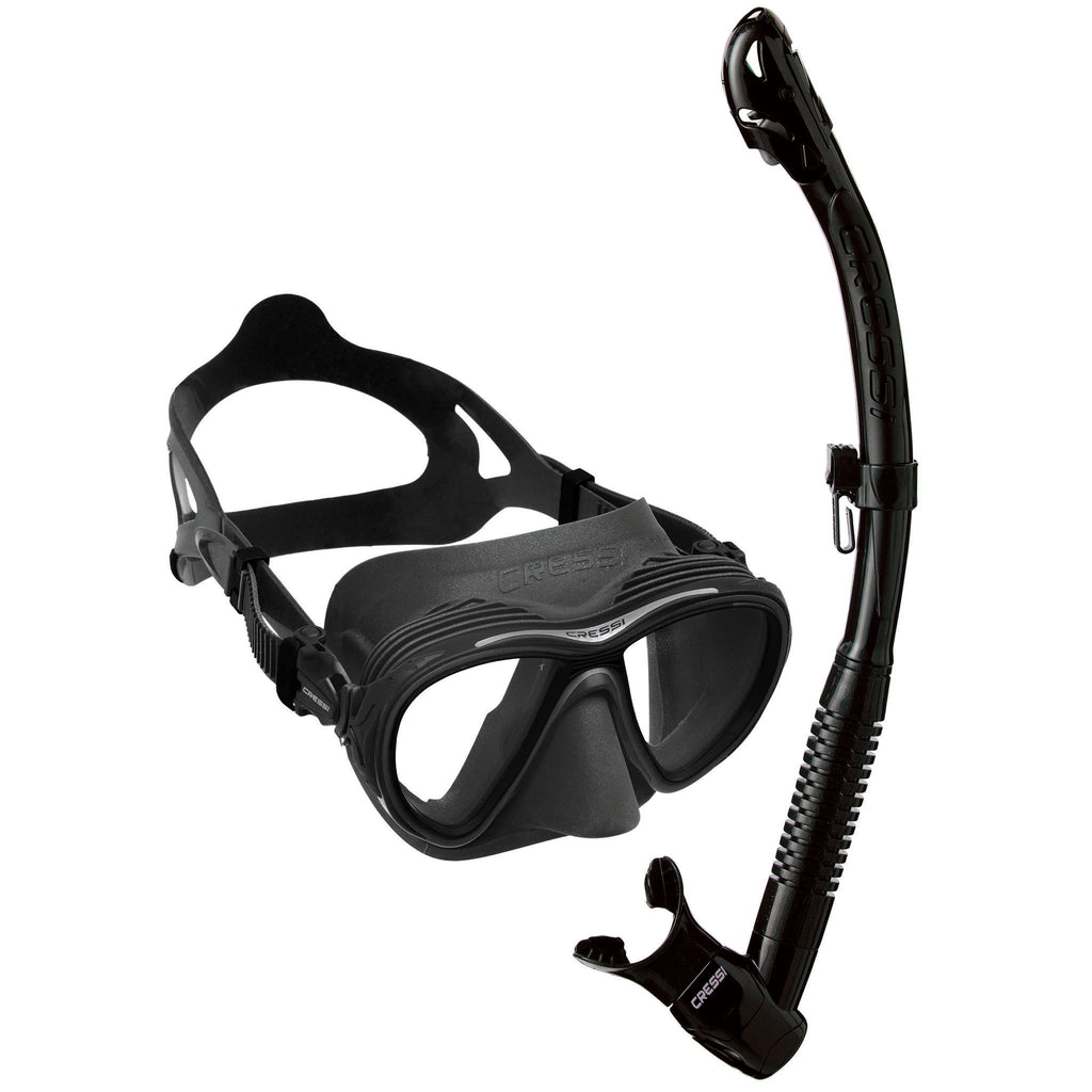 Cressi Quantum Mask & Itaca Ultra Dry Snorkelling Combo