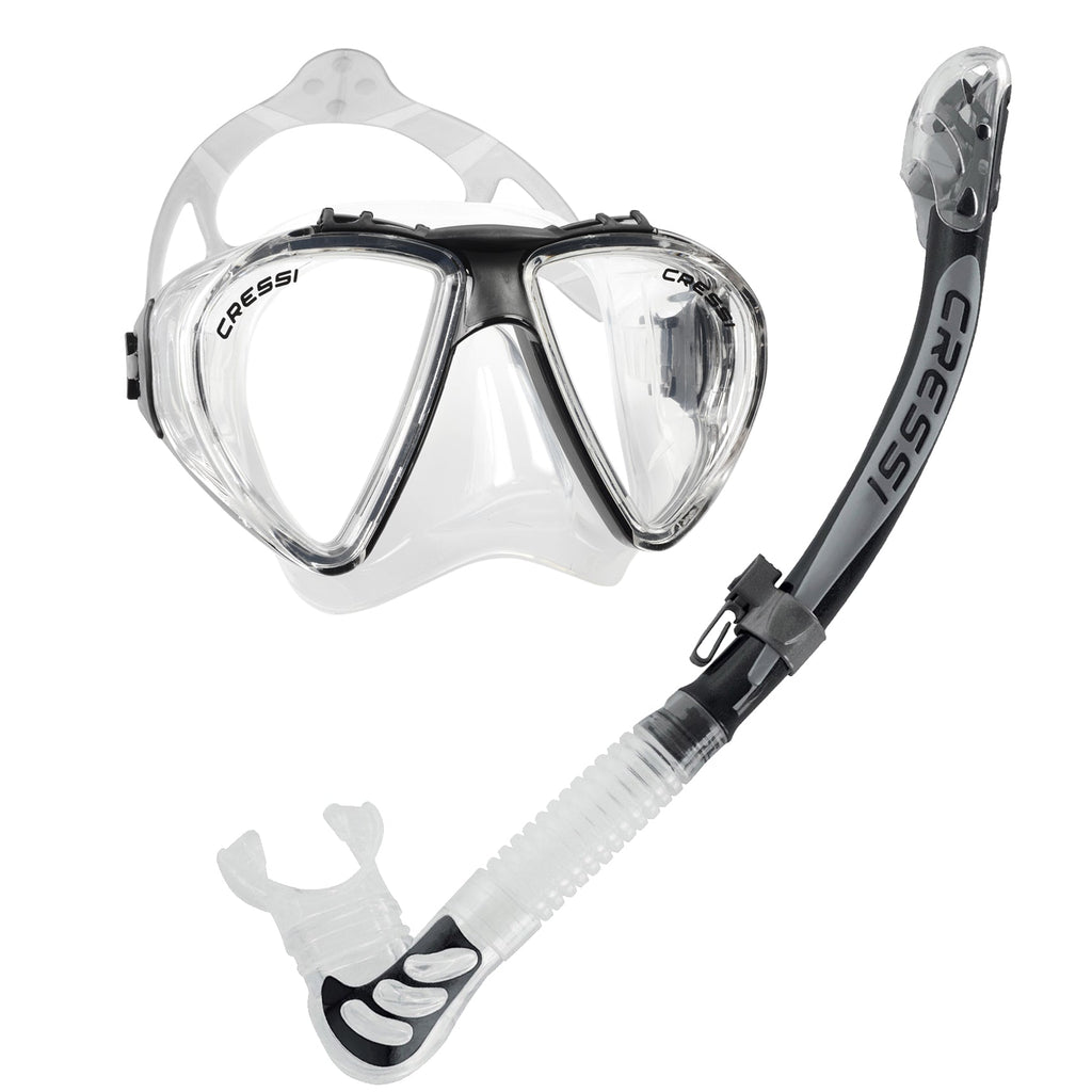 Cressi Penta, Alpha & Frog Plus Diving & Snorkel Set