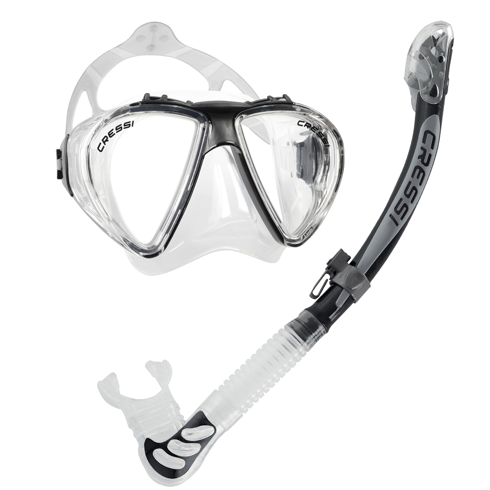Cressi Penta, Alpha & Frog Plus Diving & Snorkel Set