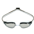 Aquasphere Fastlane Swimming Goggles Silver Titanium Mirrored Lenses