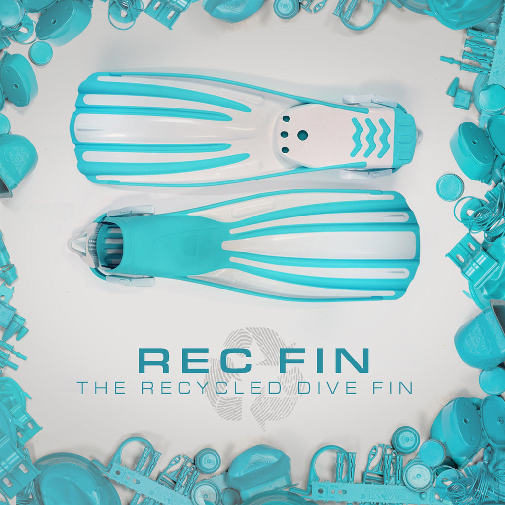 Fourth Element Rec Fins for Scuba Diving & Snorkelling - Aqua White