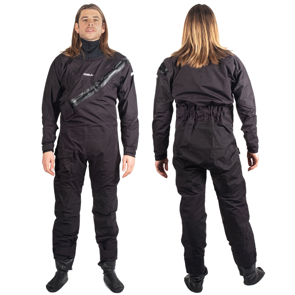 Gul Dartmouth Eclip Zip Men's Drysuit includes FREE Gul Undersuit