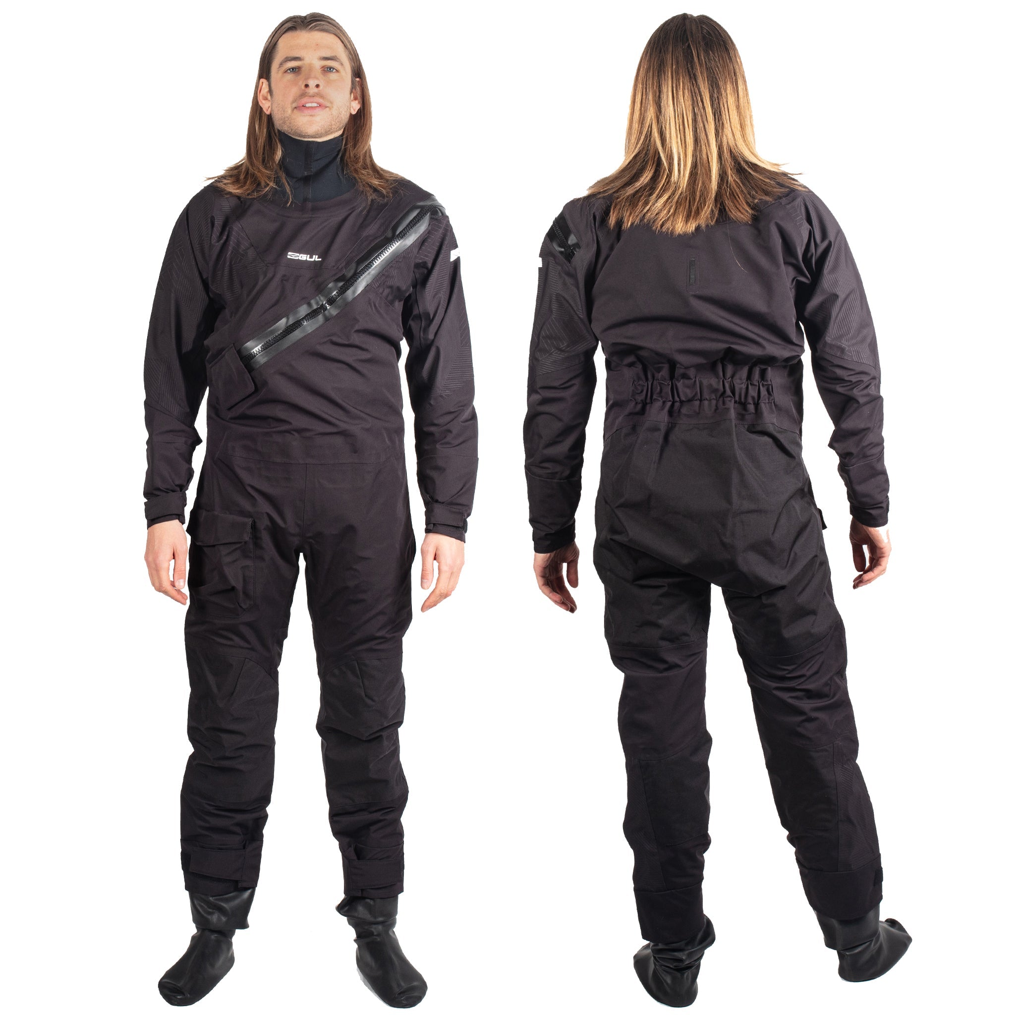 Gul Dartmouth Eclip Zip Men's Drysuit includes FREE Gul Undersuit