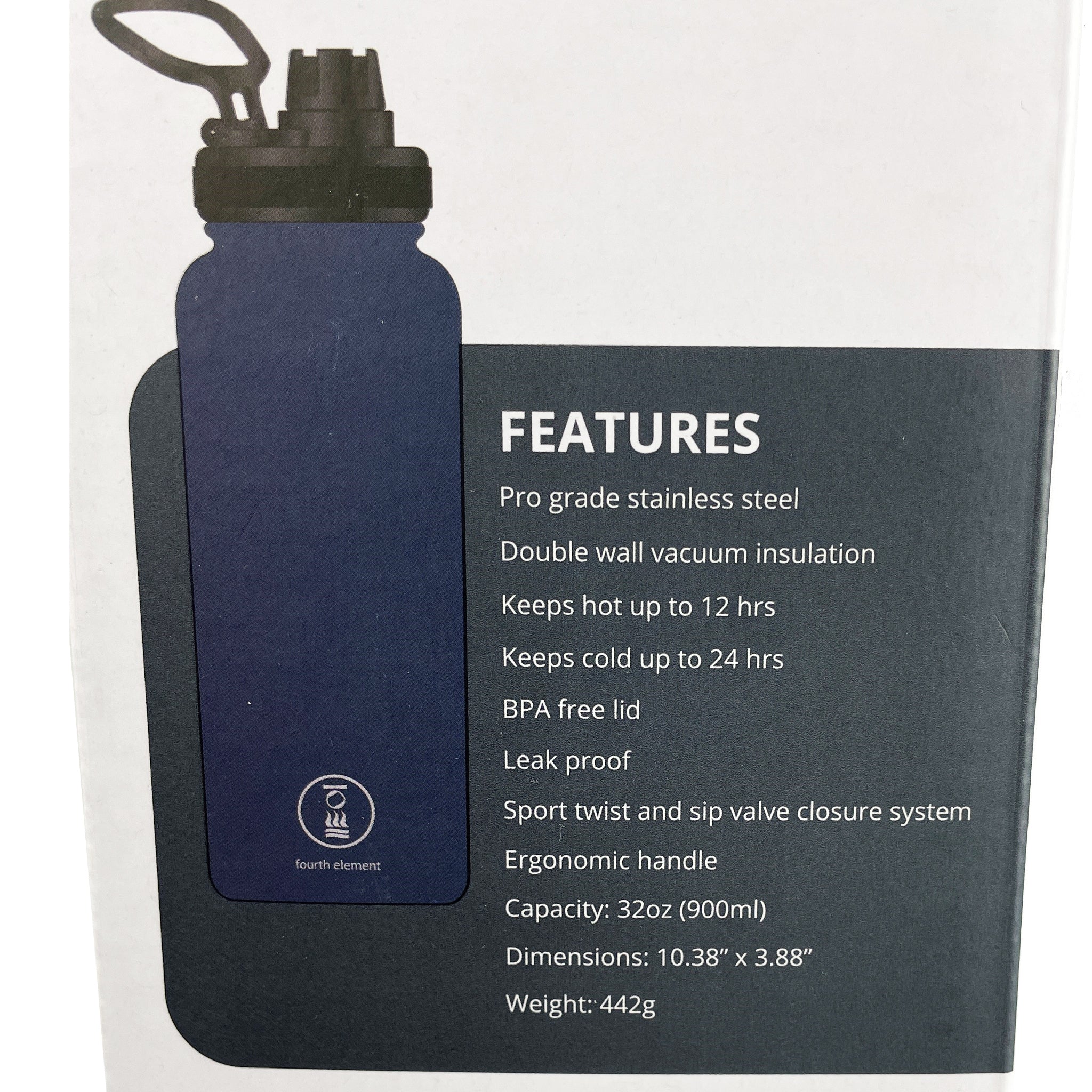 Fourth Element Gulper Water Bottle 900ml
