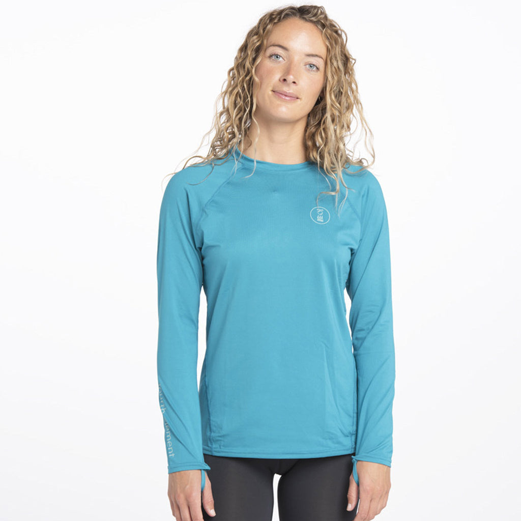 Fourth Element Women's Hydro-T UPF50+ Rash Top Long Sleeve Ocean Depth
