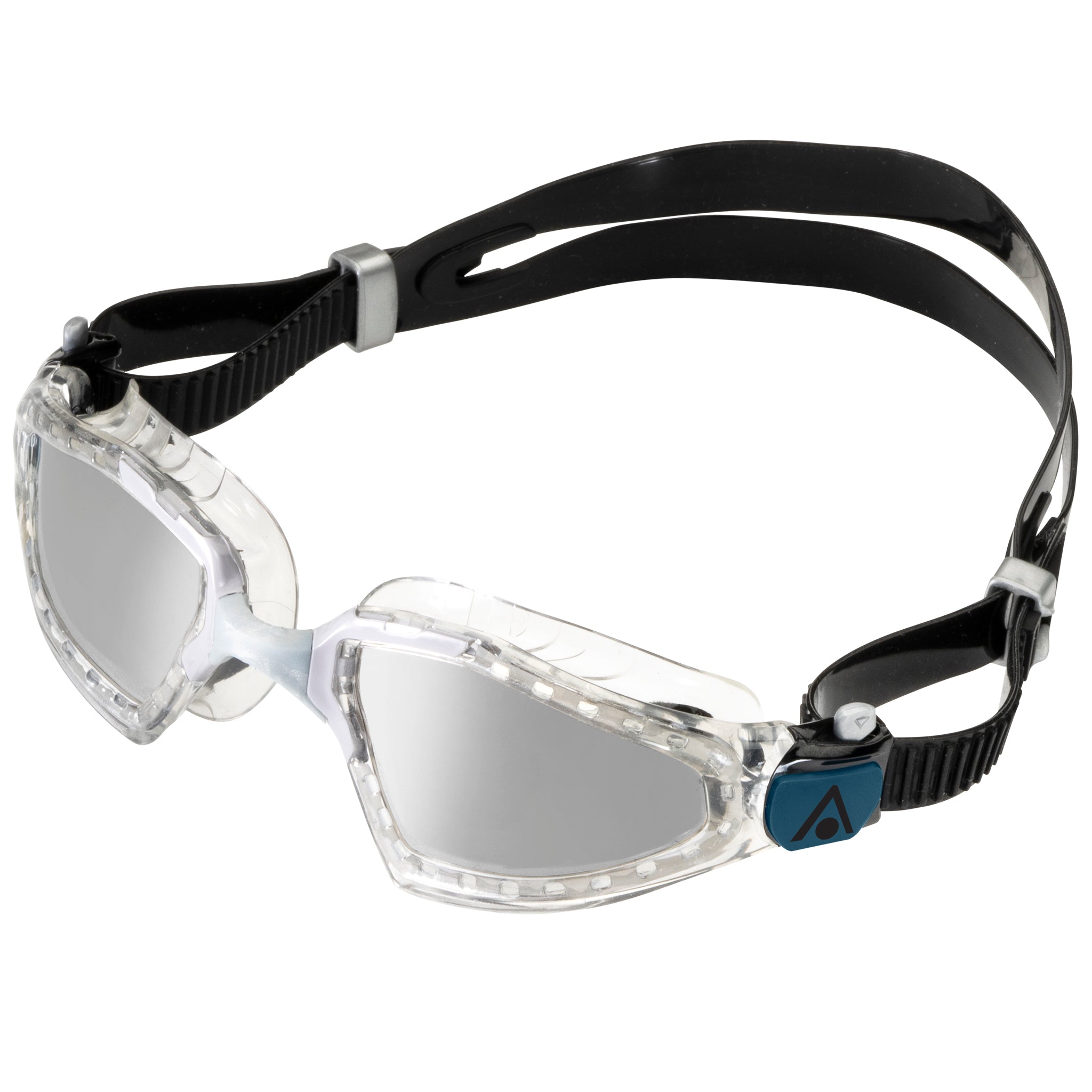 Aquasphere Kayenne Pro Swimming Goggles Silver Mirrored Lenses