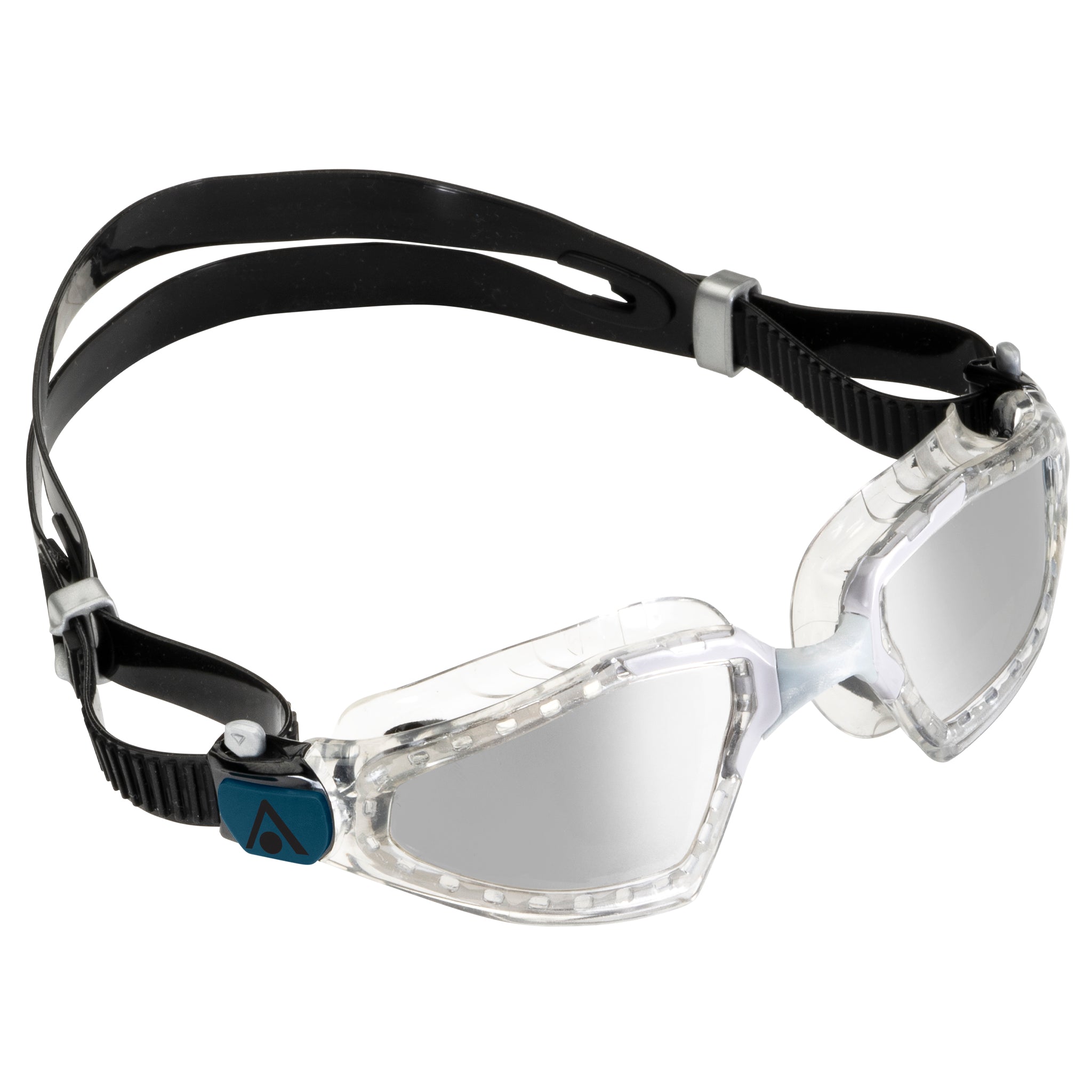 Aquasphere Kayenne Pro Swimming Goggles Silver Mirrored Lenses