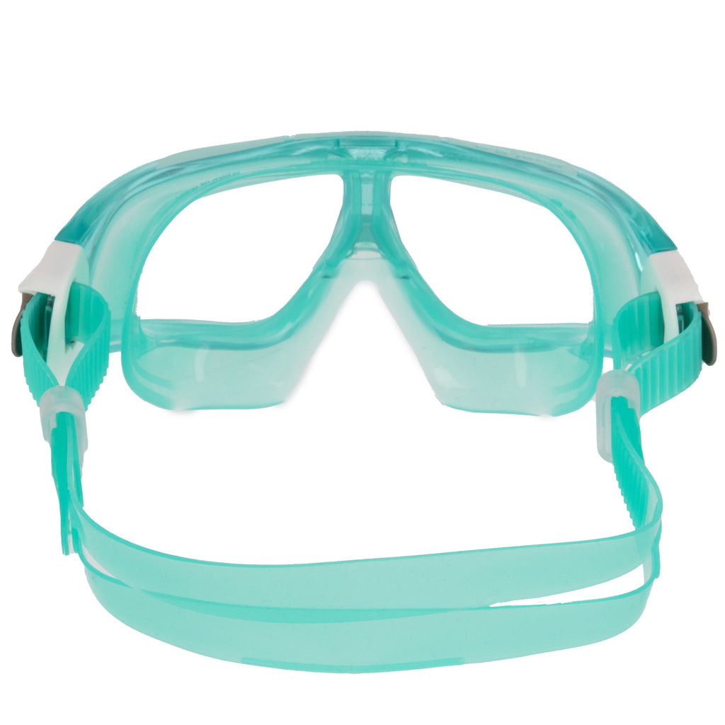 Aquasphere Seal 2.0 Swimming Mask Goggles Green Clear Lenses