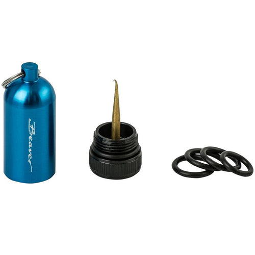 Beaver Tank Shaped Keyring with Pick and Cylinder O-Rings