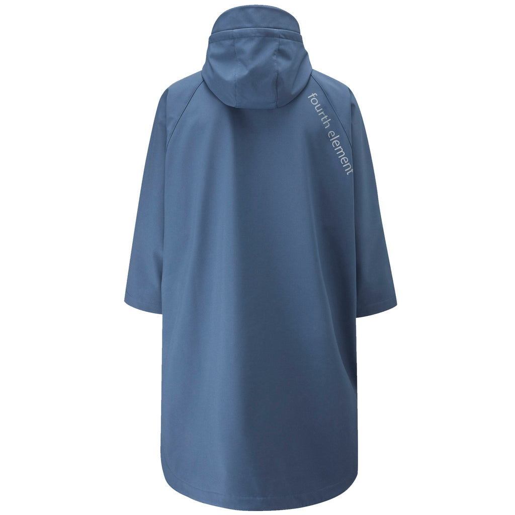 Fourth Element Storm Poncho Changing Robe Slate Blue