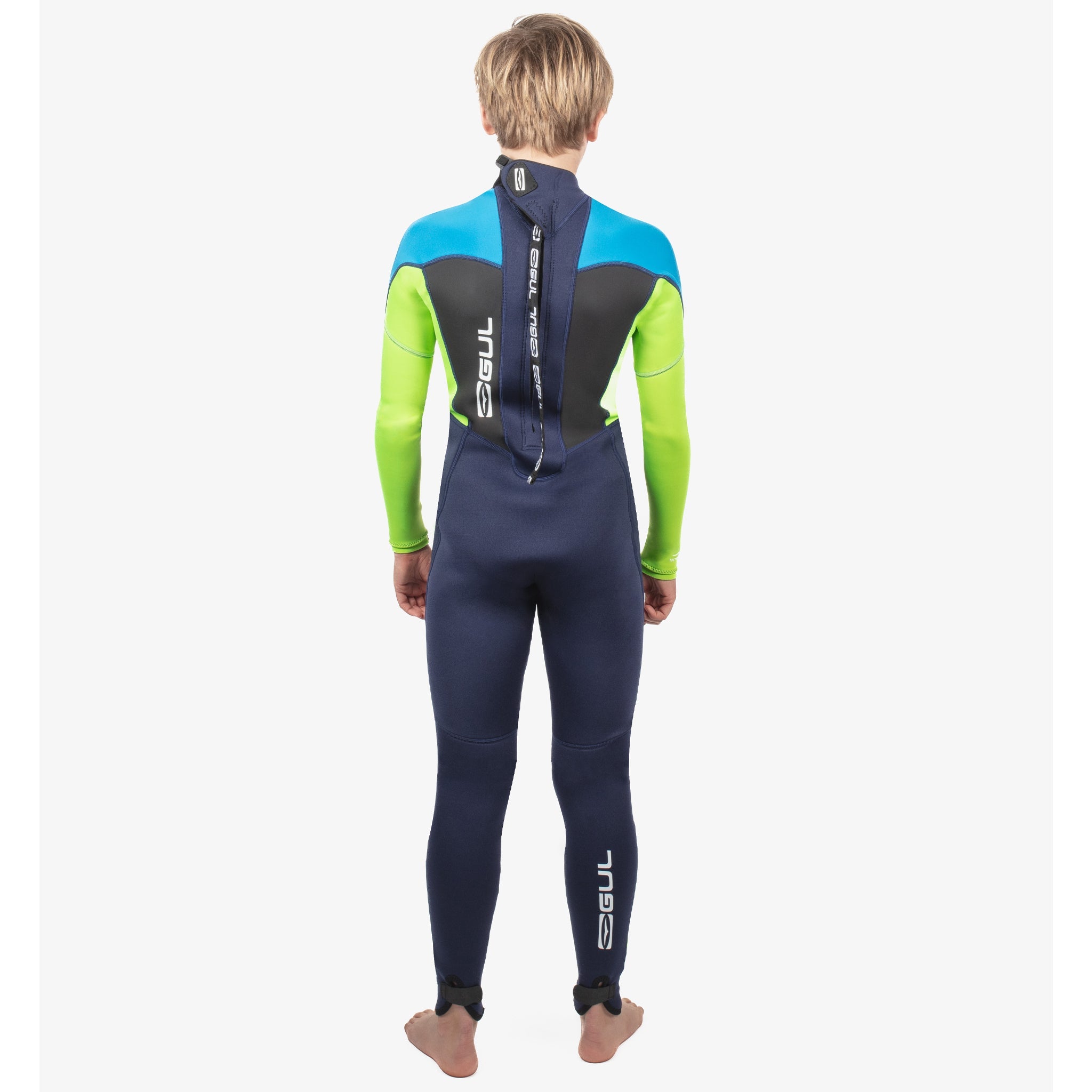Gul Response 3/2mm Junior Wetsuit - Navy Lime