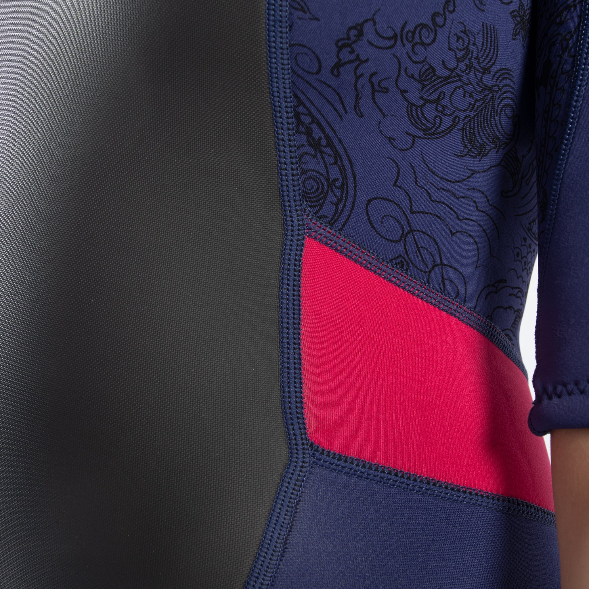 Gul Response 3/2mm Women's Shorty Wetsuit Navy Paisley
