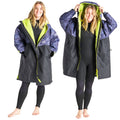 Robie Dry Series Recycled Long Sleeve Changing Robe - Black/Shade/Lime