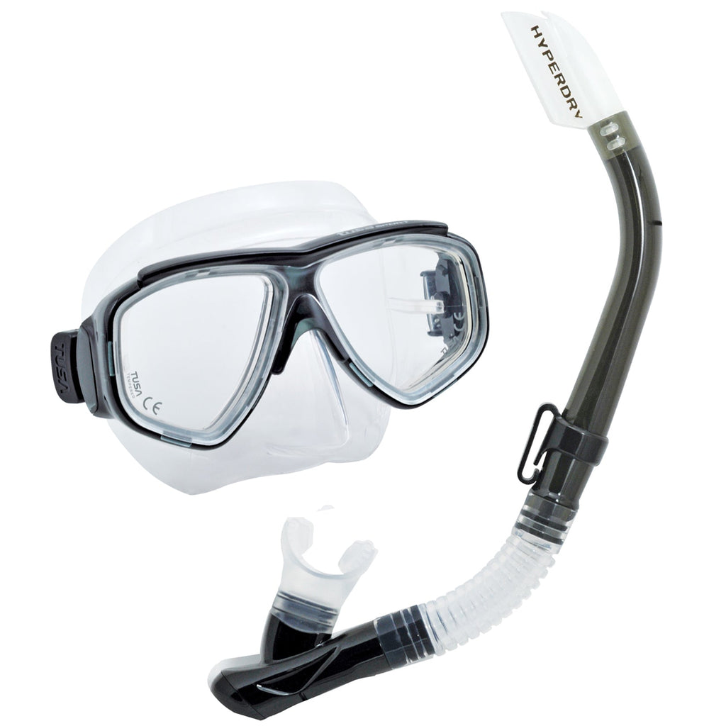 Tusa Splendive II Elite Snorkelling Set & Minus Corrective Lenses