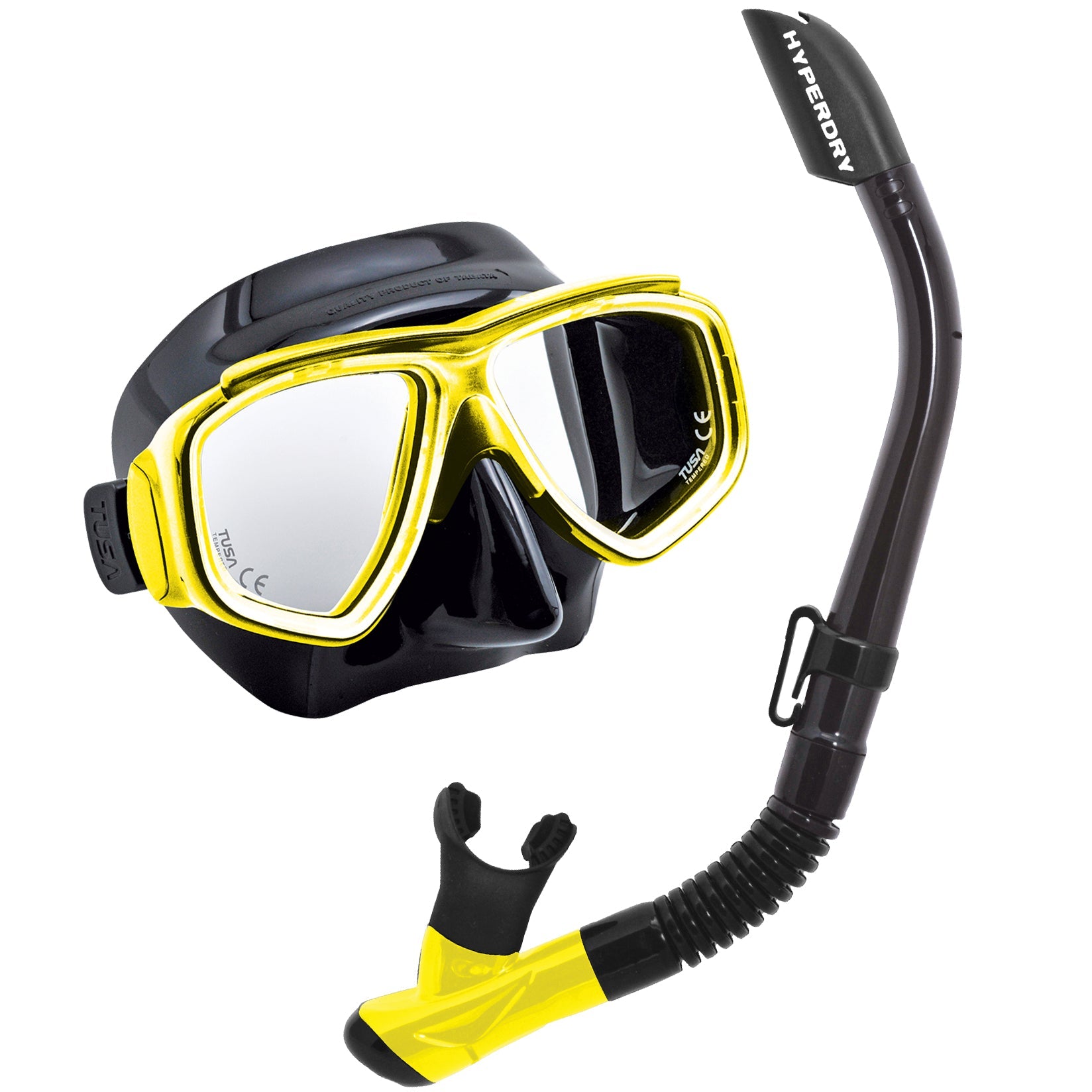 Tusa Splendive II Elite Snorkelling Set & Minus Corrective Lenses