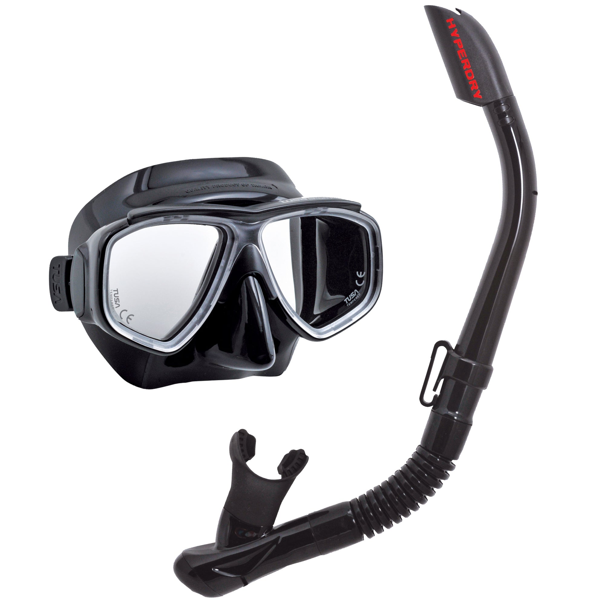 Tusa Splendive II Elite Snorkelling Set & Minus Corrective Lenses