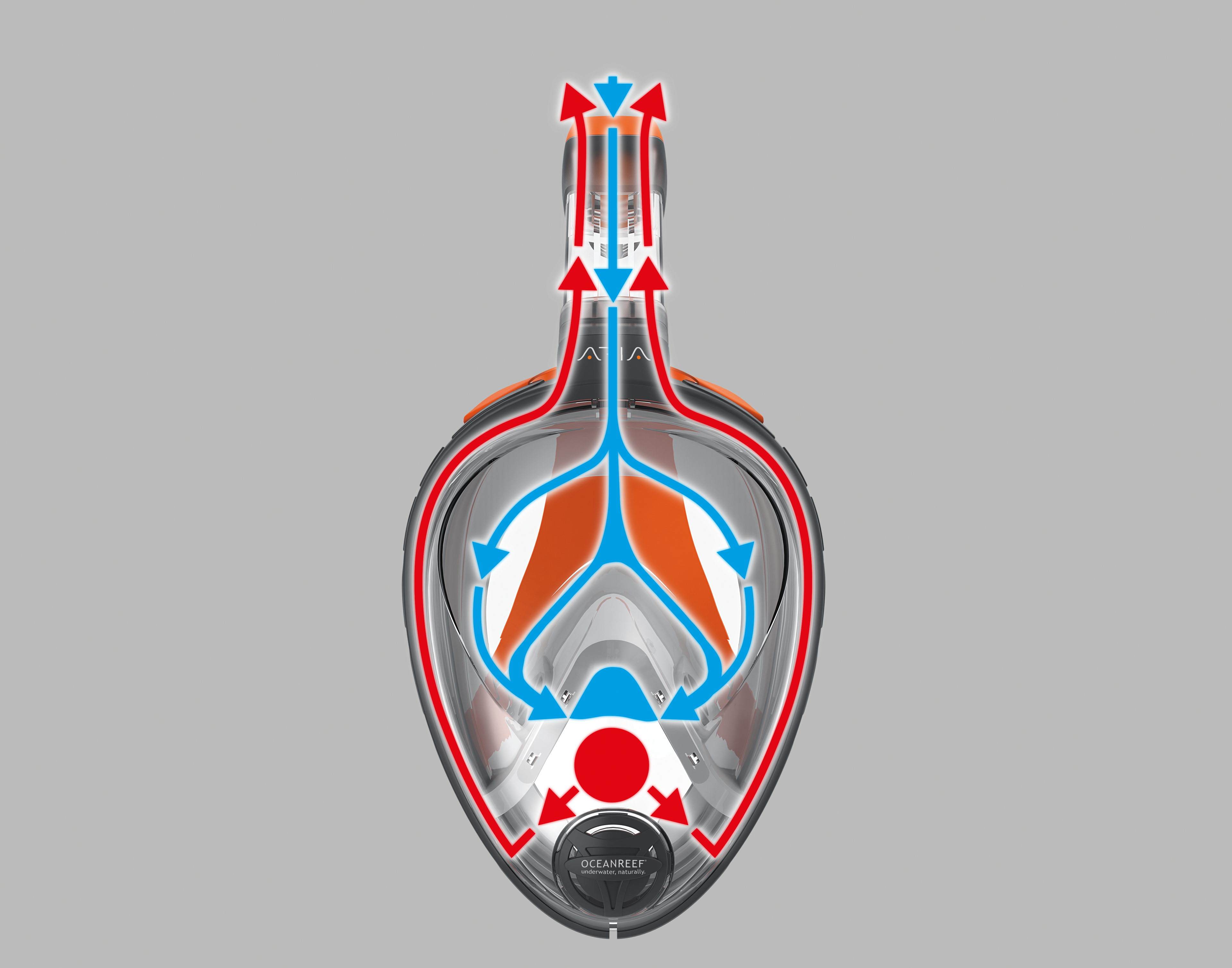 Ocean Reef ARIA QR Plus Full Face Snorkelling Mask