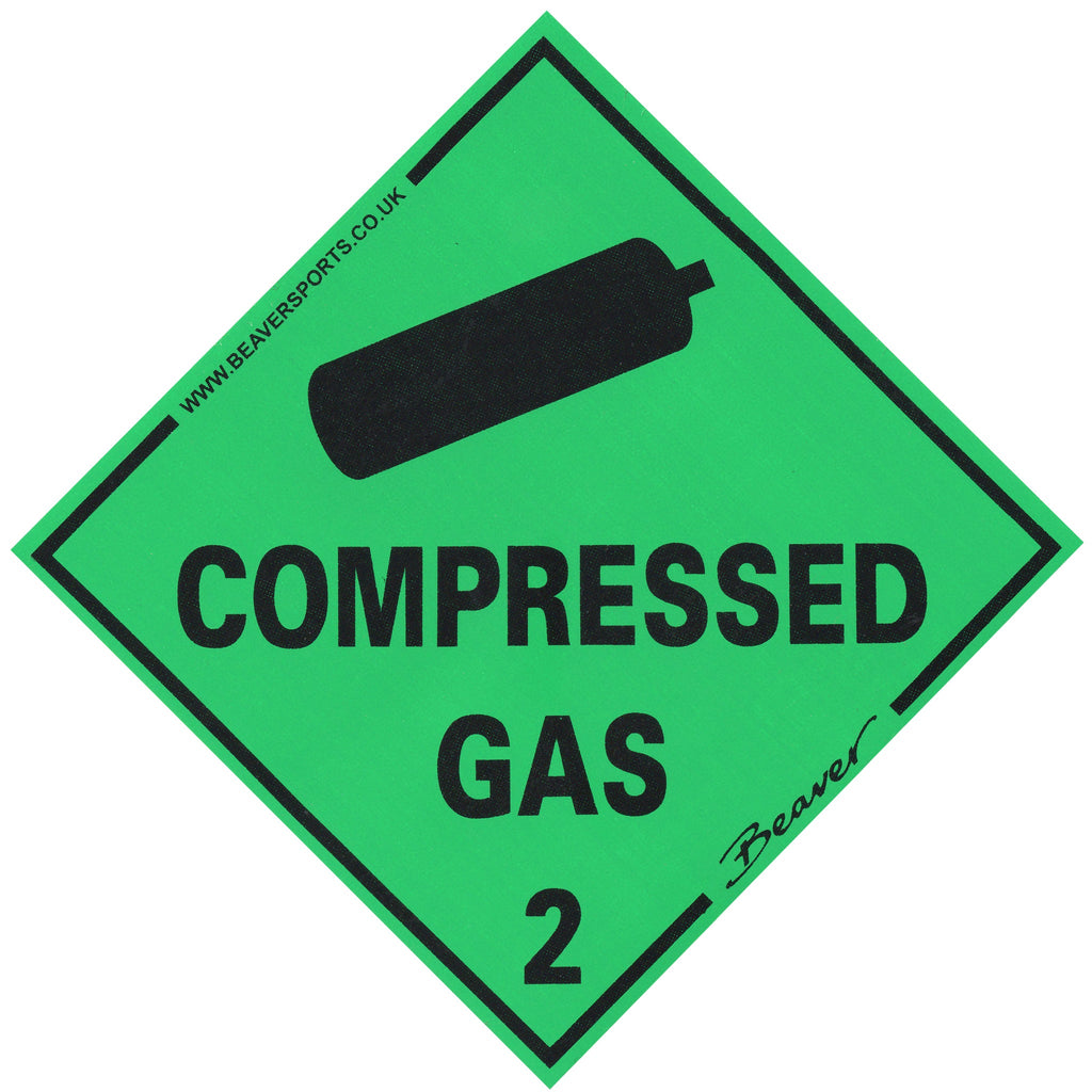 Compressed Gas Stickers
