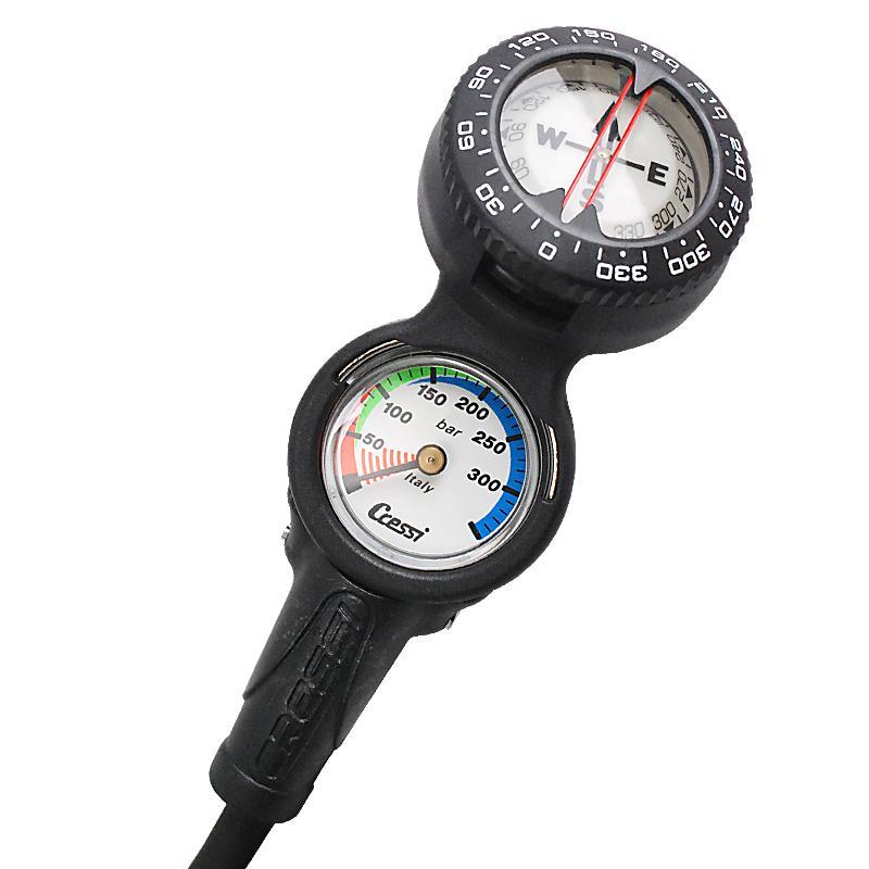 Cressi Diving Console 2 Gauge, Compass and Pressure